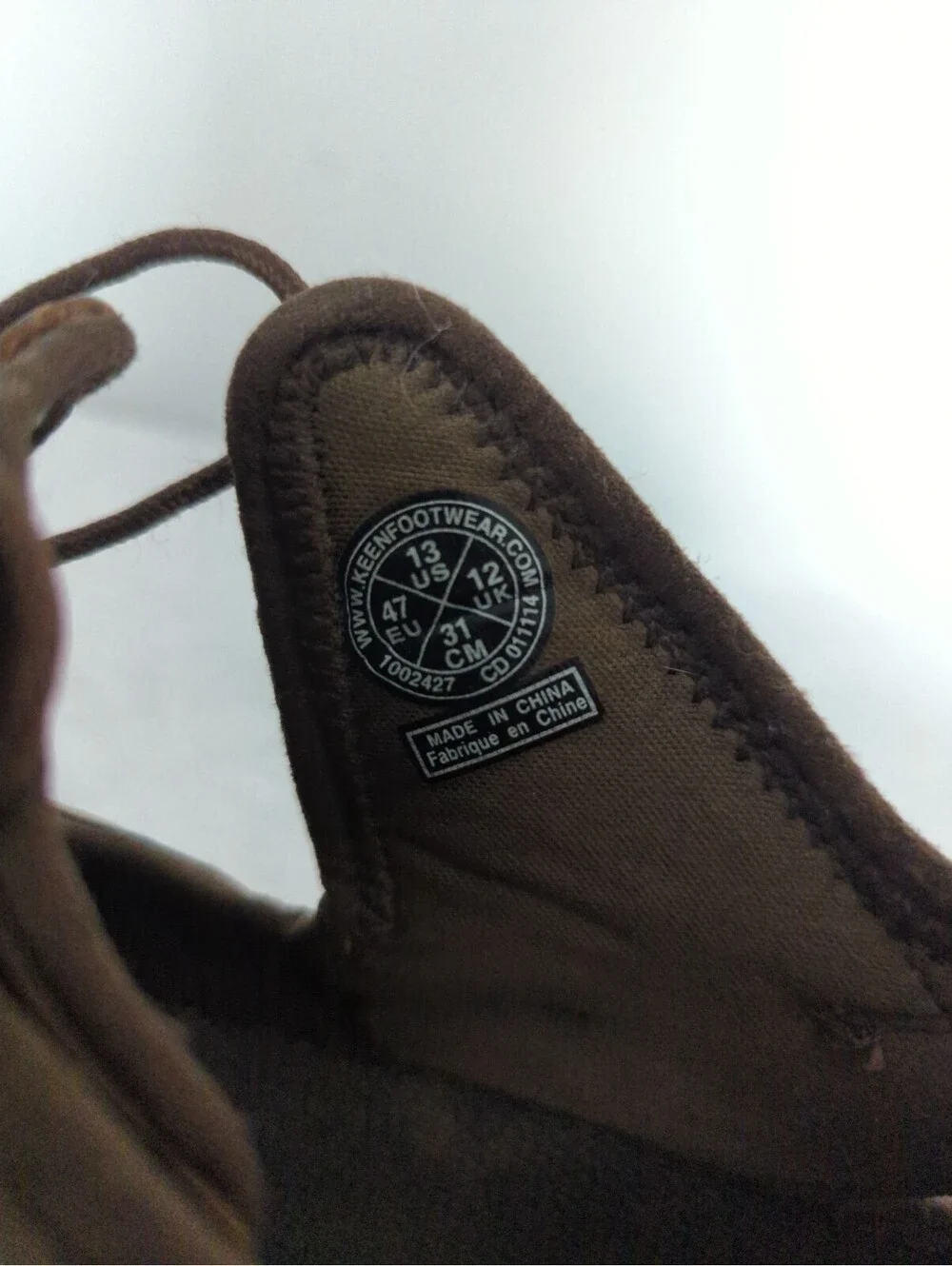 KEEN Men's Brown Leather Hiking Sandals Size 13 - Arroyo II Waterproof 1002427